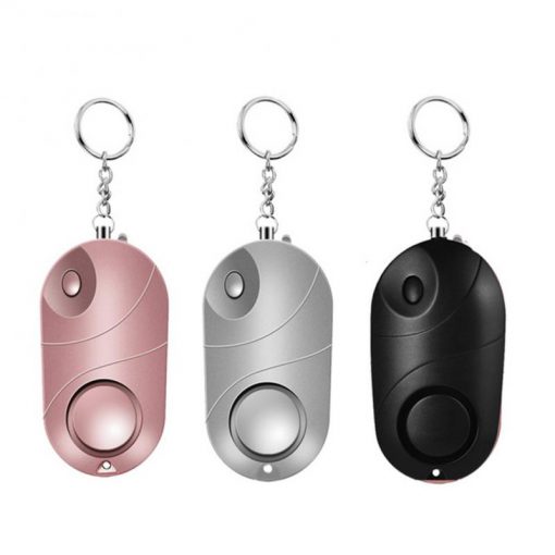 Personal Alarm Safe Sound Emergency Self-Defense Security Alarm Keychain LED Flashlight For Women Girls Kids Safety