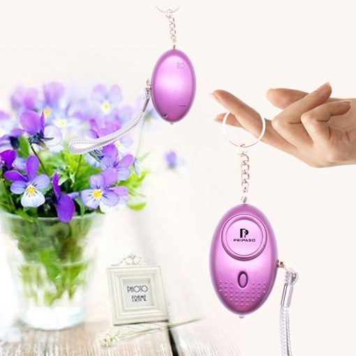 5pcs/lot Self Defense Alarm 130Db Security Protect Alert With LED Light Personal Safety Emergency Alarm For Children Women Girl