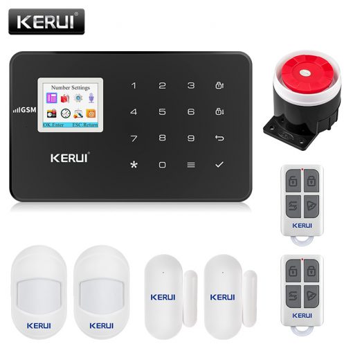 KERUI G18 NEW GSM Alarm System Security APP Wireless Home Burglar Alarm Fire Protection Motion Sensor Security Alarm DIY Kit