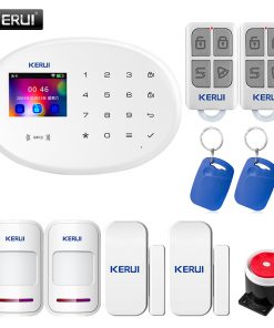 KERUI W20 Security Alarm System for Home Wireless Smart RFID SIM GSM Burglar Keyboard IOS Android APP Control Siren Alarm Kits