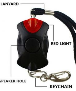 Portable Practical 125db Personal Security Alarm Keychain Alarm Emergency Self Defense Safe Siren for Woman Student Kid