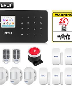 KERUI G18 GSM Alarm Systems For Home Security Systems APP Wireless Burglar Alarm Fire Protection Motion Sensor Security Alarm