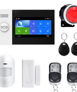 Wireless Wire Home WIFI GSM Security Alarm System Kit APP Control With Auto Dial Motion Detector Sensor Burglar Alarm System