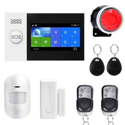 Wireless Wire Home WIFI GSM Security Alarm System Kit APP Control With Auto Dial Motion Detector Sensor Burglar Alarm System
