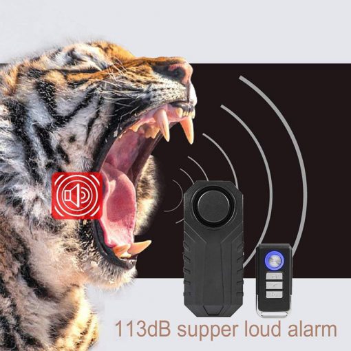 More Safe 113dB Anti-Theft Remote Motorcycle Bicycle Security Alarm Padlock Siren Cool Alarm Remote For Xiaomi Padlock Siren