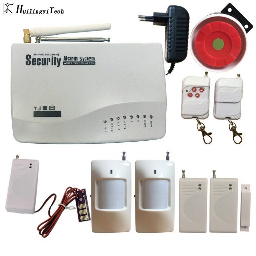 433MHz Alarm Accessories GSM Alarm System Dual Antenna Home Alarm System Security Home Signal 900/1800/1900MHz Russian English