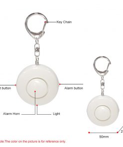 Pripaso Self Defense Safety Alarm Security Keychain Personal Emergency Siren With LED Light Alarm for Girl Kids Elder Women