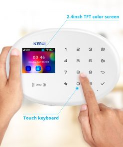 KERUI W20 Smart Alarm System Security Home Alarm Residencial WiFi GSM Wireless 2.4 inch Touch Panel Burglar Alarm System