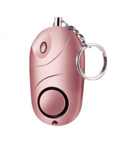 Personal Self Defense Alarm Emergency Self-Defense Security Alarm Keychain LED Flashlight For Women Girls Kids