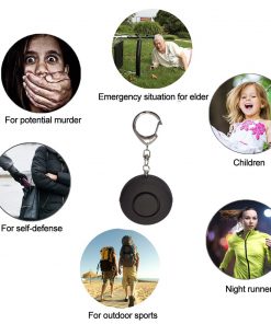 Pripaso Self Defense Safety Alarm Security Keychain Personal Emergency Siren With LED Light Alarm for Girl Kids Elder Women