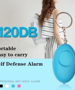 Mini Self Defense Alarm 120dB Egg Shape Girl Women Security Protect Alert Personal Safety Scream Loud Keychain Emergency Alarm